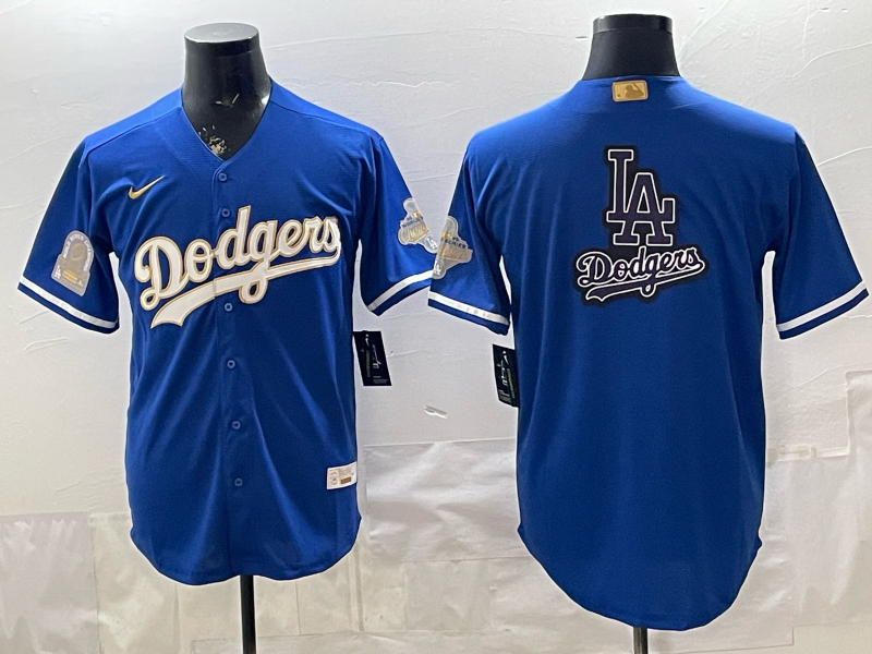 Men Los Angeles Dodgers blank blue Game Nike MLB Jersey 0404007